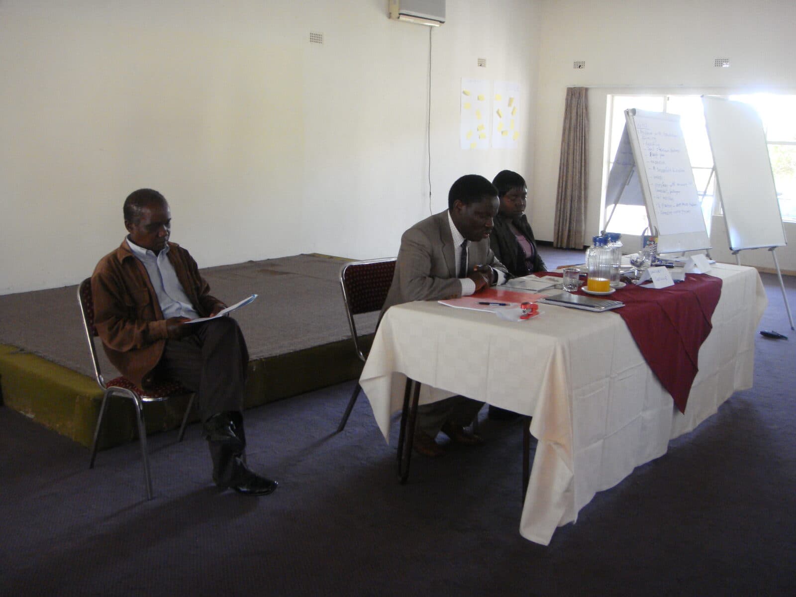 Programme planning session in Zimbabwe